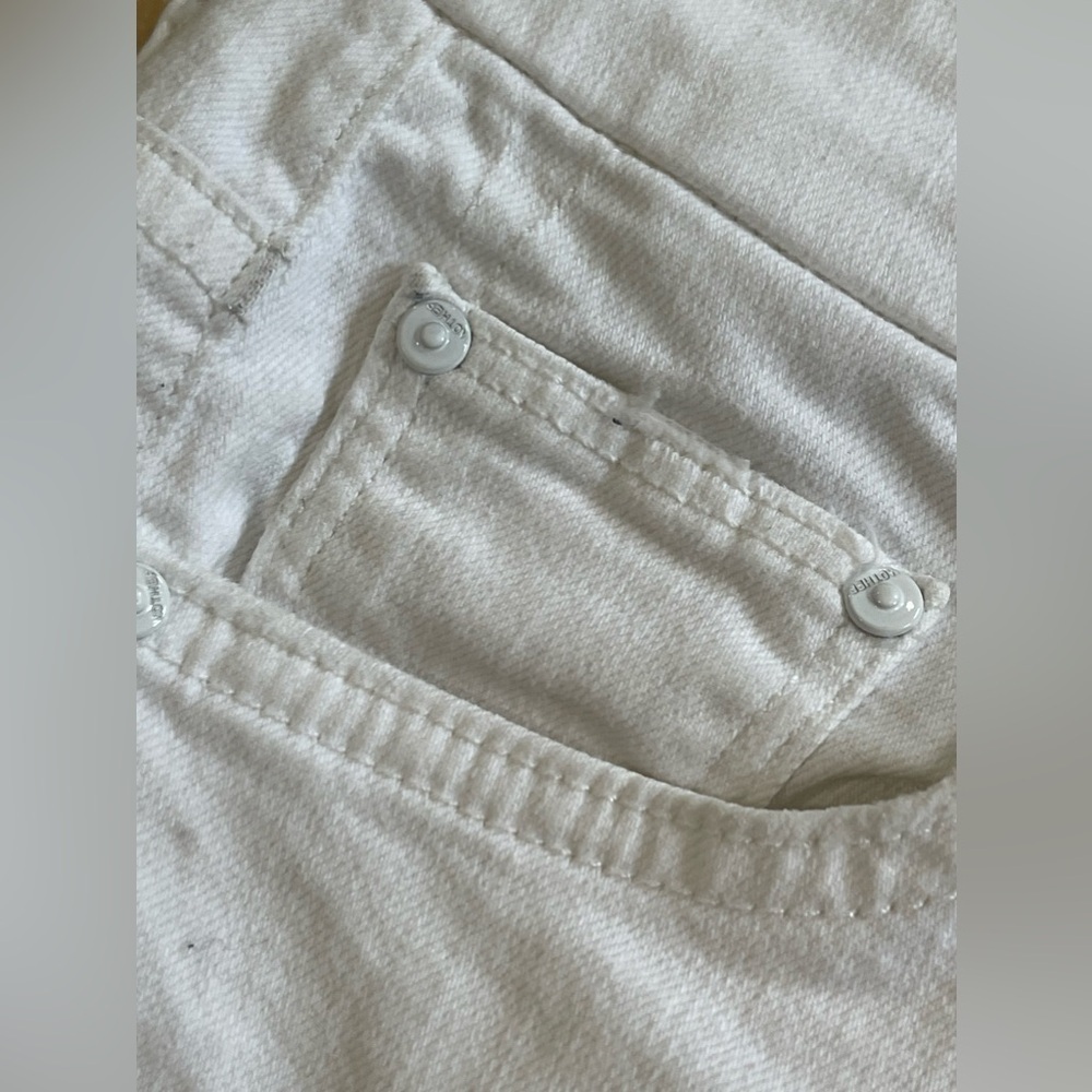 MOTHER The Looker Stayin' Alive High Waisted White Skinny Jeans size27 - Picture 4 of 14